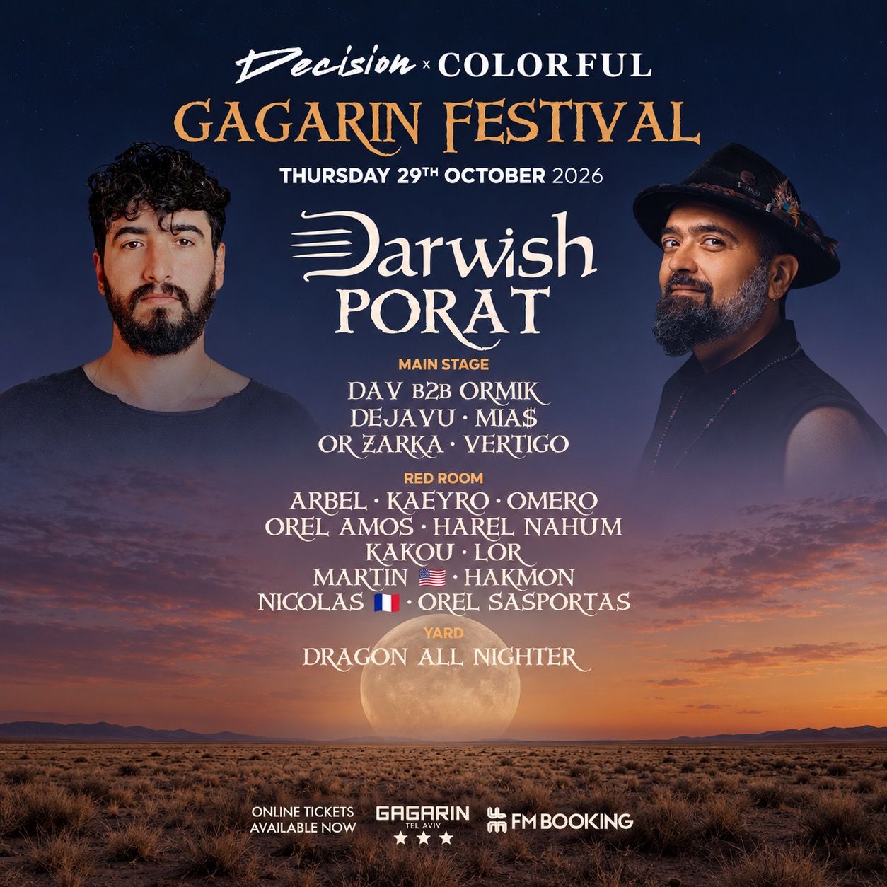Event image - COLORFUL FESTIVAL | GAGARIN TLV | 29.10