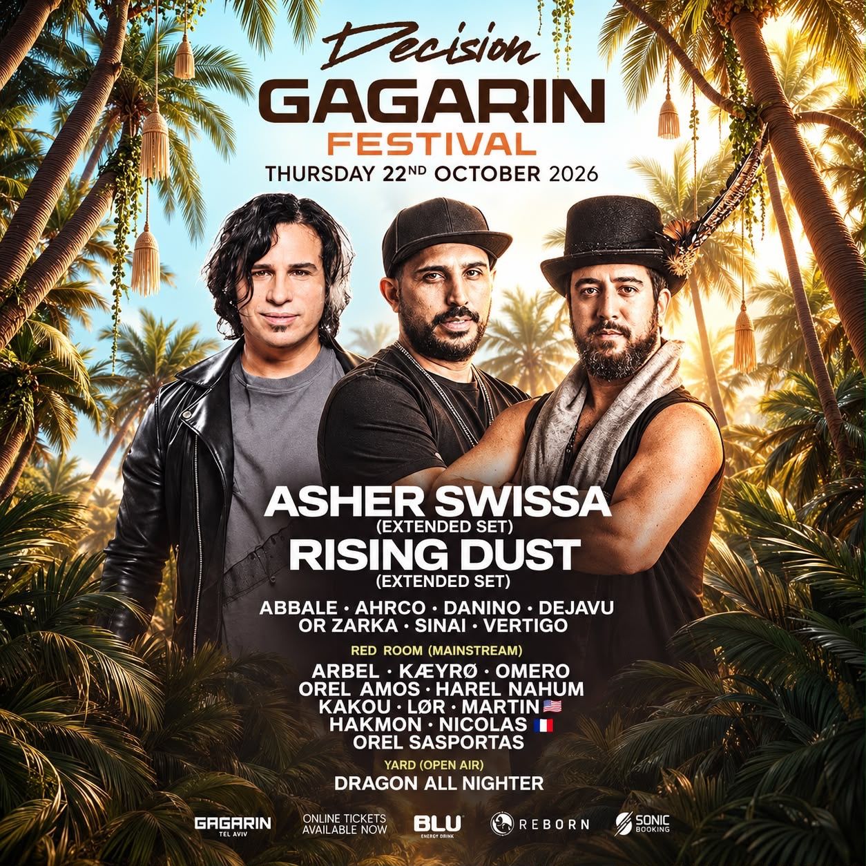 Event image - DECISION GAGARIN TEL AVIV • 3 STAGES • 22.10